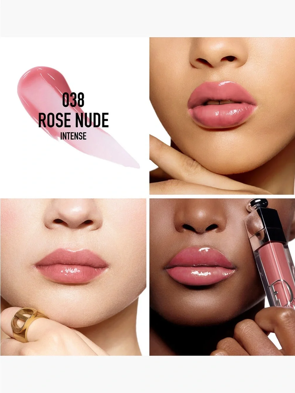 NIB $42 Dior Addict Lip Maximizer. 038. Rose Nude
